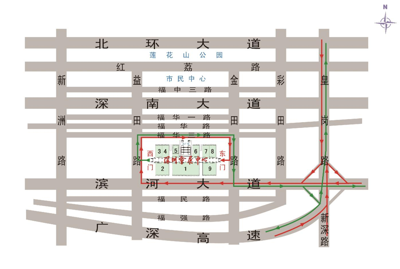 交通示意图